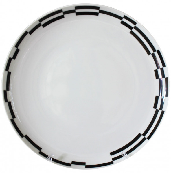 Блюдо 30 см круглое  Thun &quot;Том /Черно-белые полоски&quot; / 231964