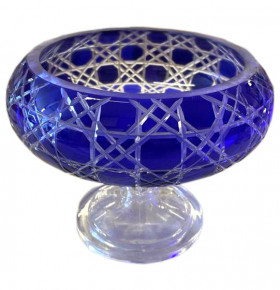Ваза для конфет 16 см н/н синяя  Yagmur Hediyelik "Dior" 2 / 264014