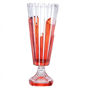 Ваза для цветов 40 см н/н  Aurum Crystal "Болеро /Красная" / 145991