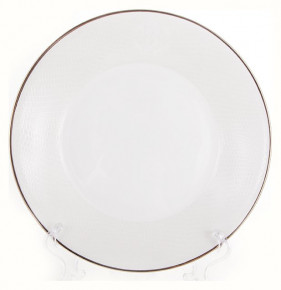 Набор тарелок 22 см 6 шт глубокие  Roberto Cavalli "Лиззард /Платиновая отводка" / 070598