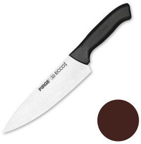 Нож поварской 21 см коричневая ручка  PIRGE "Ecco" / 321697