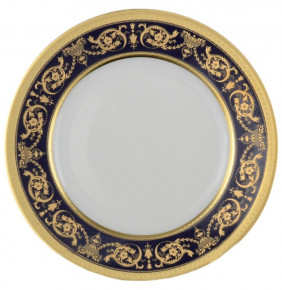 Набор тарелок 17 см 6 шт  Falkenporzellan "Констанц /Императорское золото /на синем" / 033182