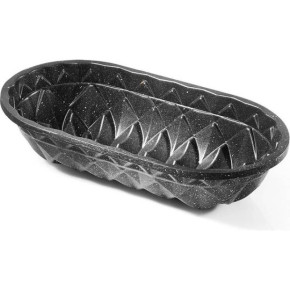 Форма для кекса 34 х 14 см с антипригарным покрытием черная  O.M.S. Collection "GRANIT CAKE MOULD" / 236228