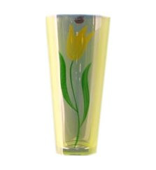 Ваза для цветов 25 см  Crystalex CZ s.r.o. "Зеленый тюльпан" / 004510