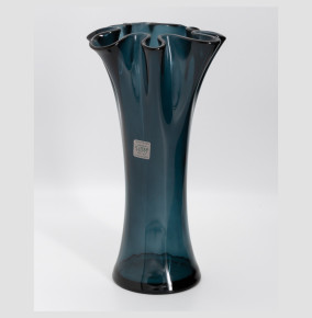 Ваза для цветов 30 см тёмно-синий матовый  SAN MIGUEL "Artesania" (инд.упаковка) / 323137