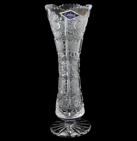 Ваза для цветов 25,5 см н/н  Aurum Crystal "Хрусталь резной" / 037976