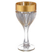 Бокалы для белого вина 190 мл 6 шт  Crystalite Bohemia &quot;Сафари /Матовое золото&quot; / 124820