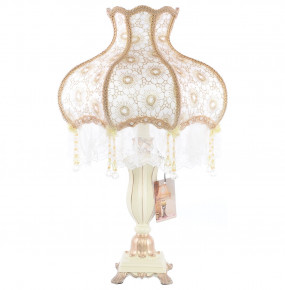 Настольная лампа с абажуром "Royal Classics /Кружево" / 150435