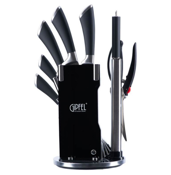 Набор кухонных ножей 8 предметов на подставке  GIPFEL &quot;Mirella&quot; / 341031