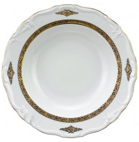 Набор тарелок 23 см 6 шт глубокие  Thun "Мария-Луиза /Золотое изобилие" / 264058