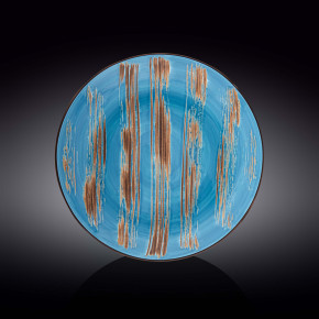 Тарелка 28,5 см глубокая голубая  Wilmax "Scratch" / 261504