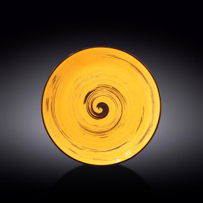 Тарелка 25,5 см жёлтая  Wilmax "Spiral" / 261601