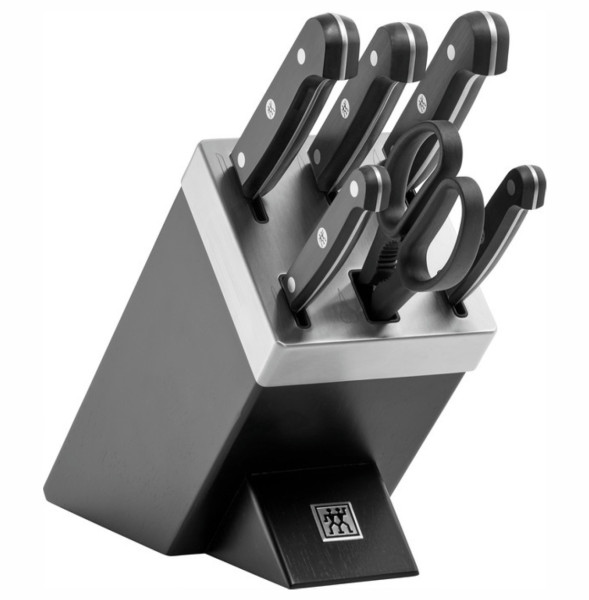 Набор кухонных ножей 7 предметов в подставке с заточкой  Zwilling J.A Henckels &quot;Gourmet /ZWILLING&quot; / 313434